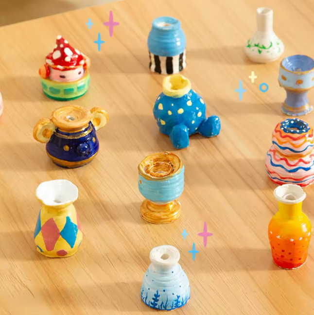 Sanat Atölyem – 30 Parça Full Set Çömlek Seti