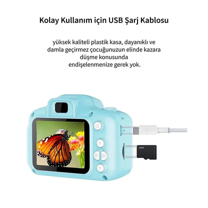 Kidscam™ - Eğlenceli Filtreli Çocuk Kamerası